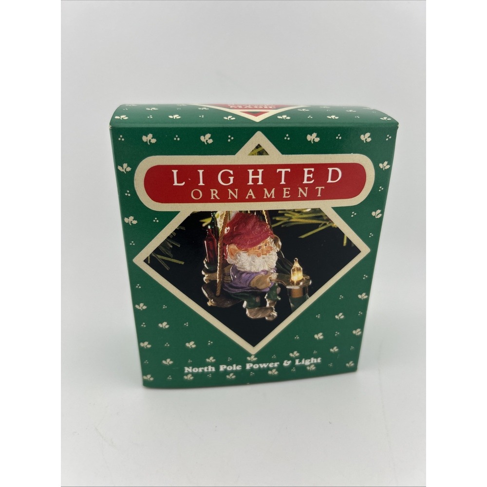 Hallmark Keepsake Magic Christmas Tree Ornament North Pole Power & Light Vintage